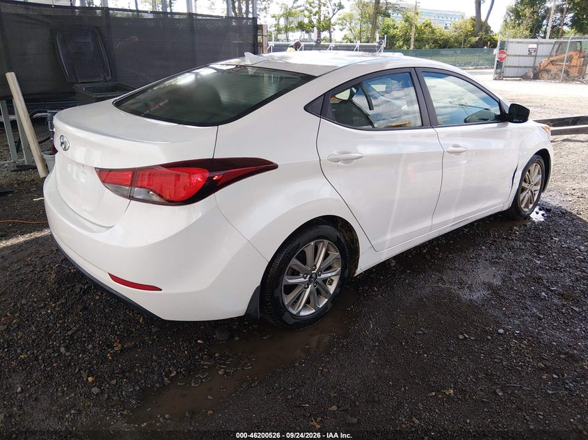 Vin: 5npdh4ae2fh629105, lot: 46700438, hyundai elantra se 20154
