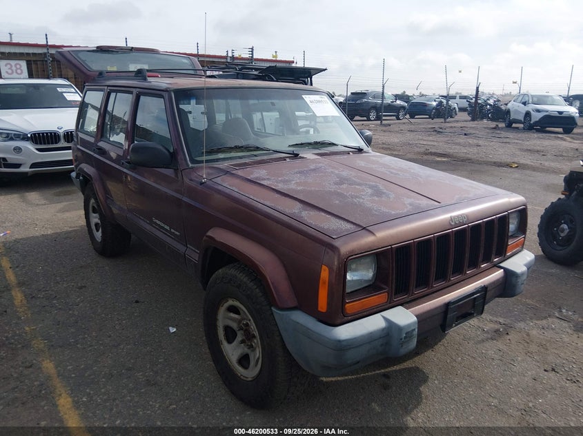 2001 Jeep Cherokee Sport, Wear, IAAI, VIN 1J4FF48SX1L518469