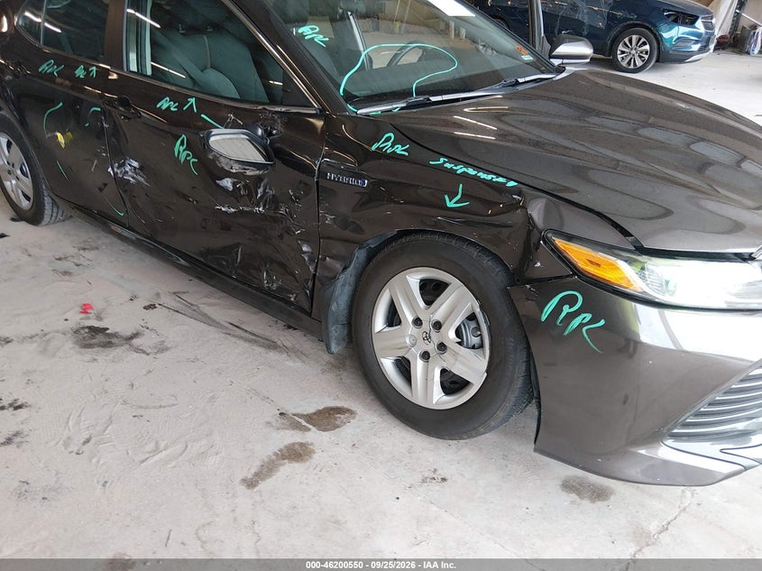 TOYOTA CAMRY HYBRID 2019 VIN 4T1B31HK9KU007029