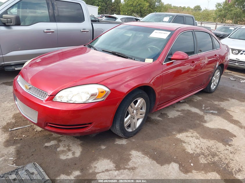 Vin: 2g1wg5e35d1231100, lot: 46700501, chevrolet impala lt 20132
