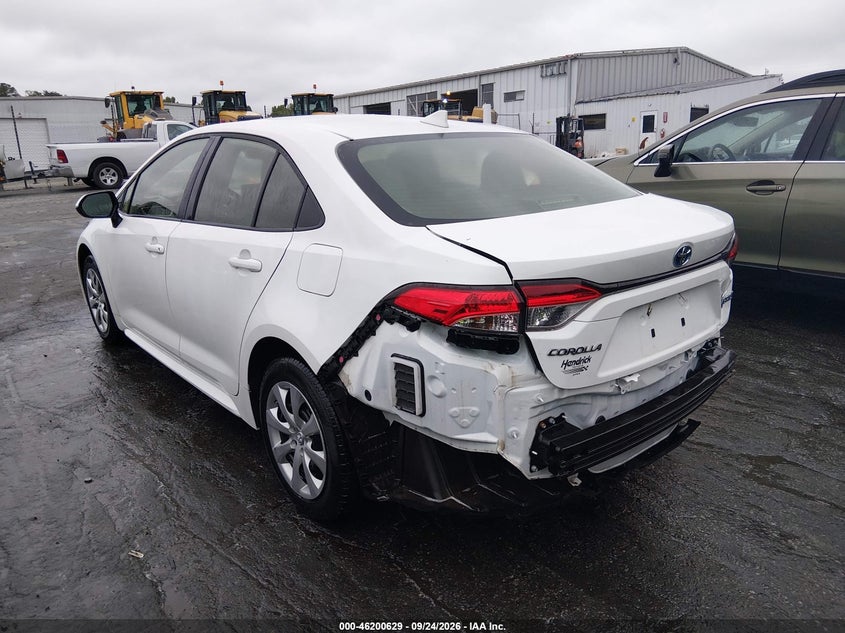 Vin: jtdbcmfe5p3005200, lot: 46700541, toyota corolla hybrid le 20233