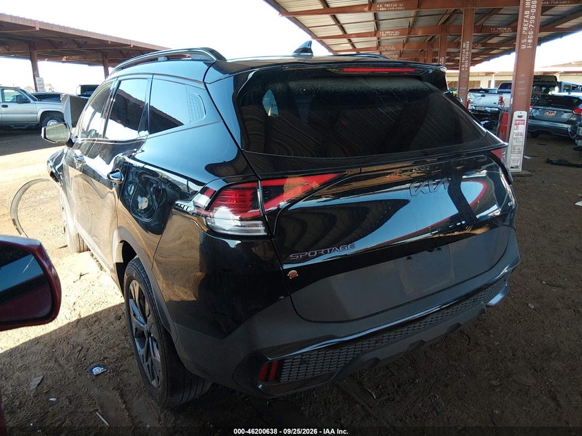 Vin: 5xyk6cdf0sg274142, lot: 46700550, kia sportage x-line 20253