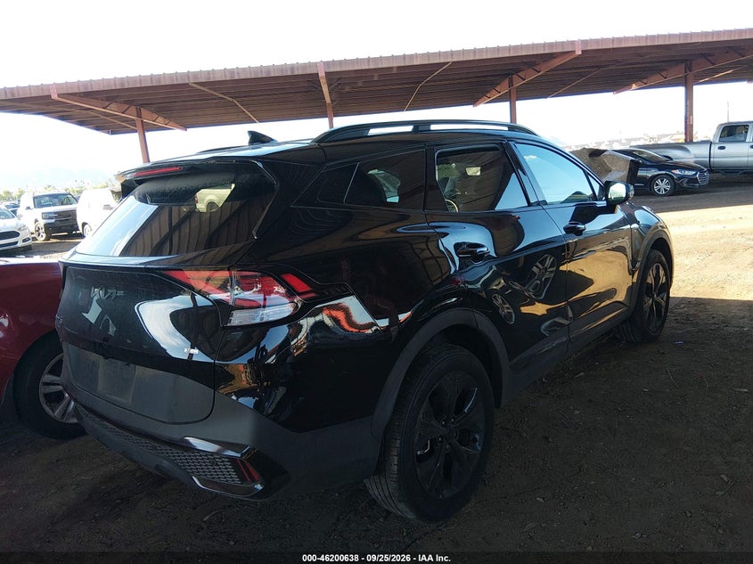 Vin: 5xyk6cdf0sg274142, lot: 46700550, kia sportage x-line 20254