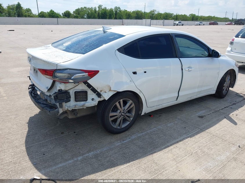 Vin: 5npd84lf4hh191356, lot: 46700563, hyundai elantra value edition 20174