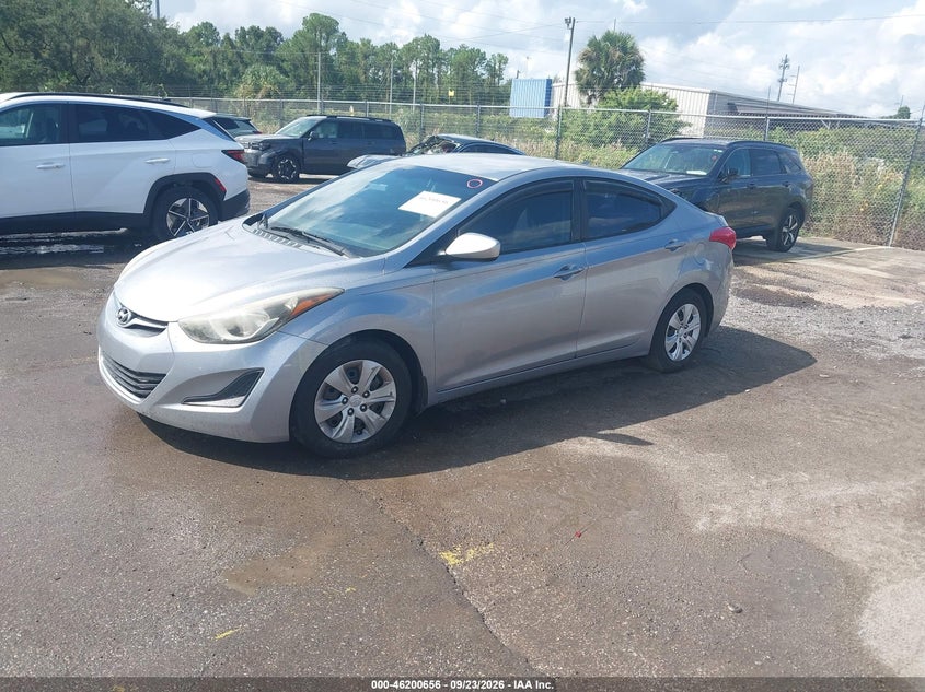 Vin: 5npdh4ae6gh782233, lot: 46700568, hyundai elantra se 20162