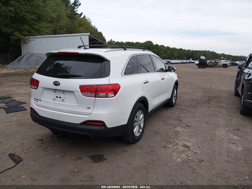 Vin: 5xypg4a5xjg389690, lot: 46700574, kia sorento 3.3l lx 20184
