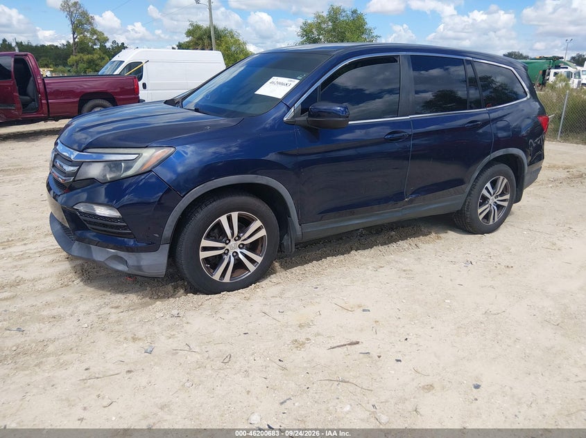 Vin: 5fnyf5h36jb008667, lot: 46700595, honda pilot ex 20182