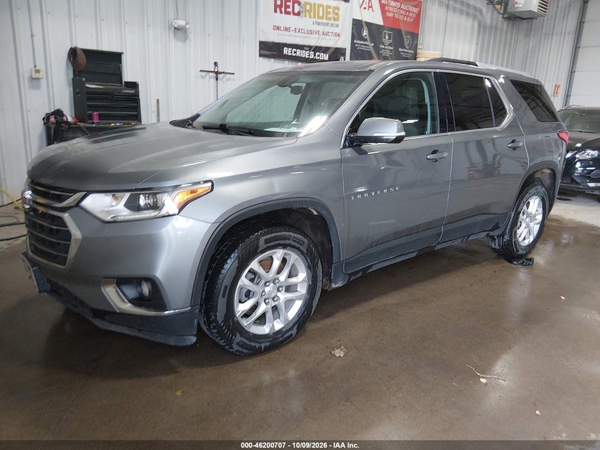 2018 Chevrolet Traverse 1Lt, Right Front, IAAI, VIN 1GNEVGKW9JJ226199 — photo 2