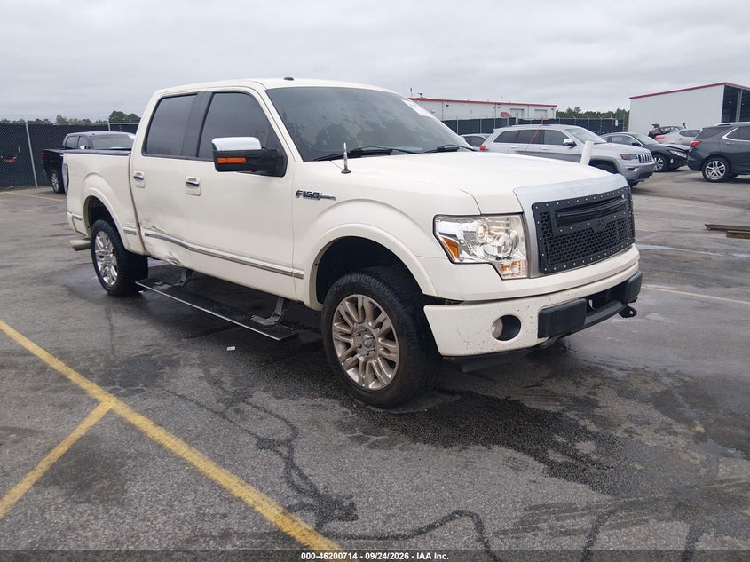 2009 Ford F-150 Fx4/King Ranch/Lariat/Platinum/Xl/Xlt, Right Side, IAAI, VIN 1FTPW14V49FB18300