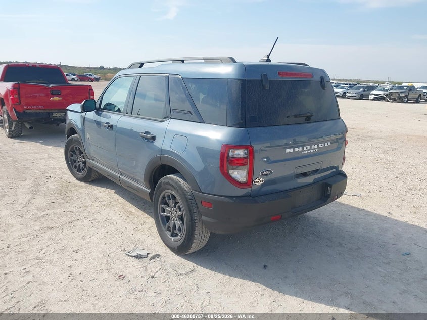 Vin: 3fmcr9b64rre26775, lot: 46700669, ford bronco sport big bend 20243
