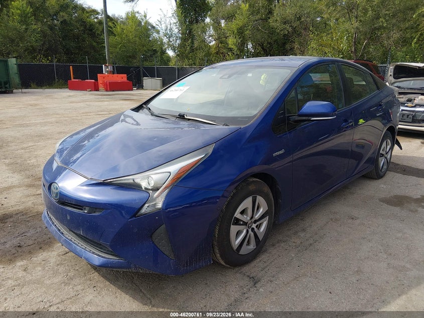 Vin: jtdkbrfu4j3603986, lot: 46700673, toyota prius two 20182