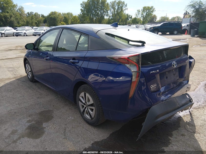 Vin: jtdkbrfu4j3603986, lot: 46700673, toyota prius two 20183