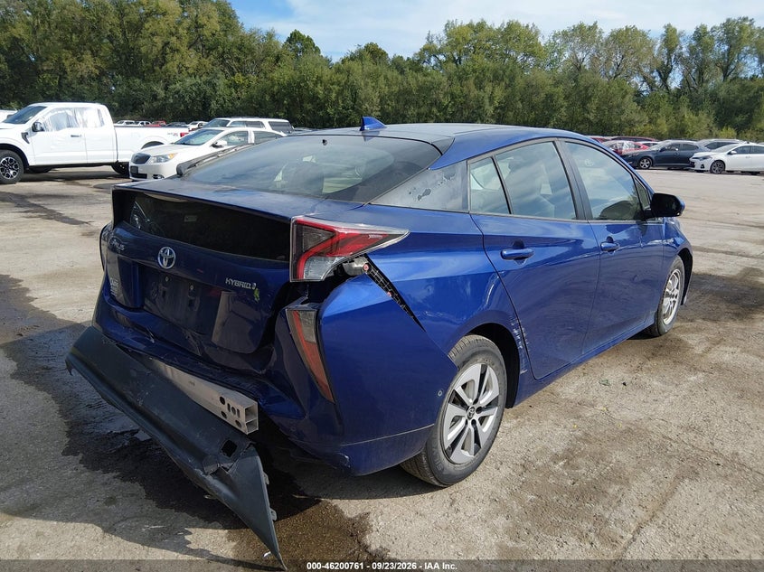 Vin: jtdkbrfu4j3603986, lot: 46700673, toyota prius two 20184