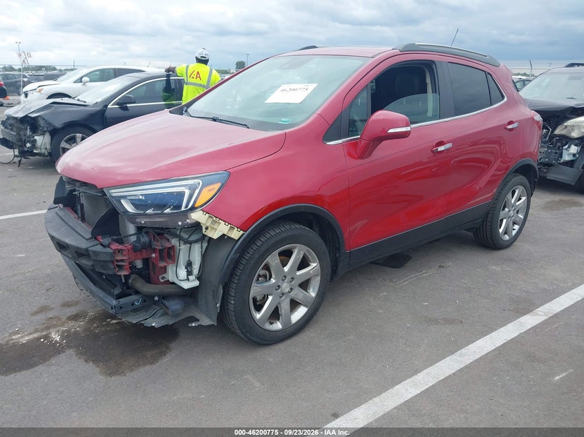 Vin: kl4cjhsb0hb104831, lot: 46700687, buick encore premium 20172