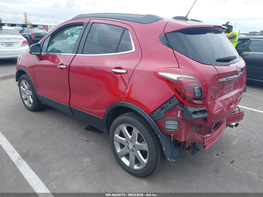 Vin: kl4cjhsb0hb104831, lot: 46700687, buick encore premium 20173