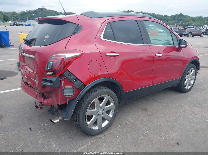 Vin: kl4cjhsb0hb104831, lot: 46700687, buick encore premium 20174