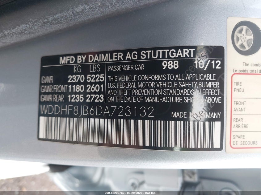 2013 MERCEDES-BENZ E-CLASS E 350 SPORT · Фото 9