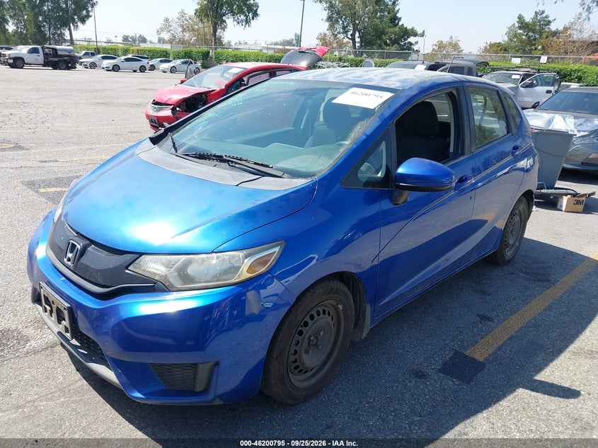 2016 Honda Fit, Rear, IAAI, VIN JHMGK5H52GS010080 — photo 2