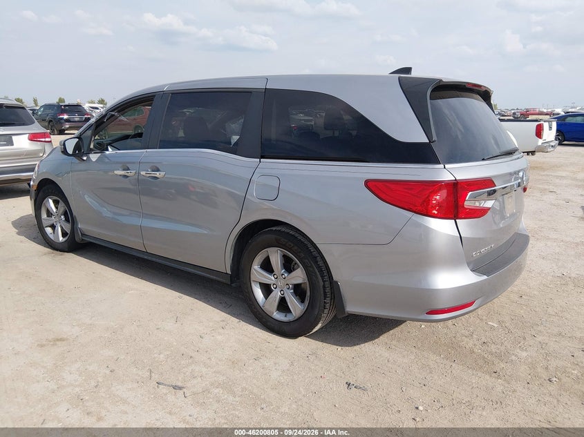 Vin: 5fnrl6h55kb091837, lot: 46700717, honda odyssey ex 20193