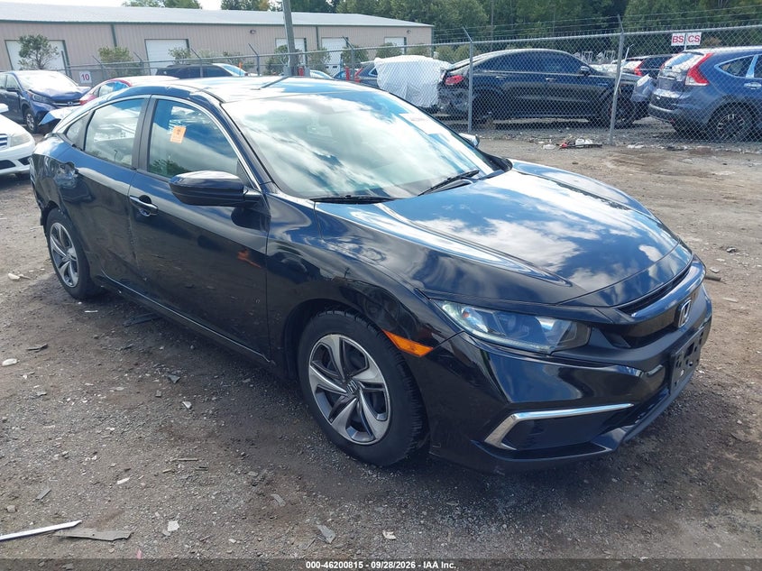 Vin: 19xfc2f62ke036887, lot: 46700727, honda civic lx 20191