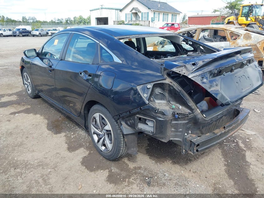 Vin: 19xfc2f62ke036887, lot: 46700727, honda civic lx 20193