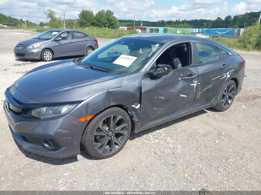 Vin: 2hgfc2f87lh521955, lot: 46700734, honda civic sport 20202