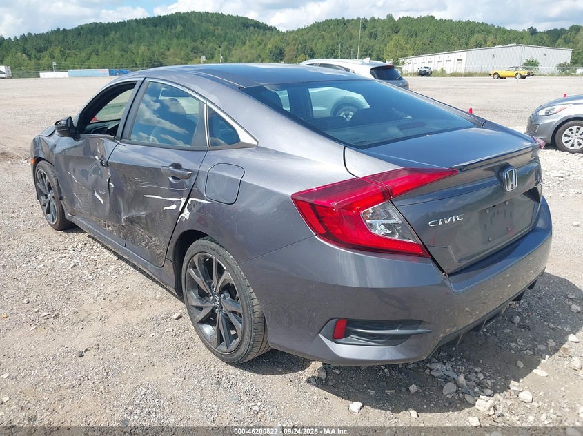 Vin: 2hgfc2f87lh521955, lot: 46700734, honda civic sport 20203