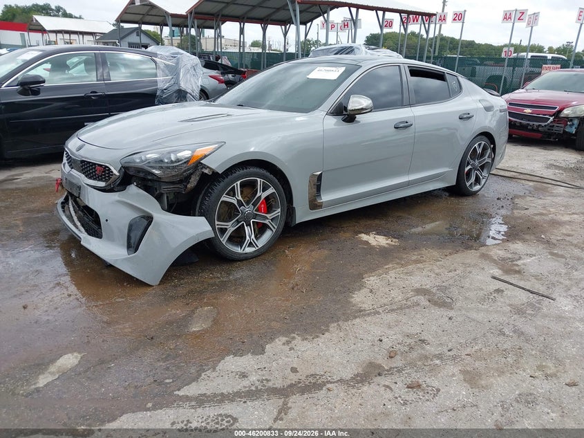 Vin: knae55lcxj6019922, lot: 46700745, kia stinger gt2 20182