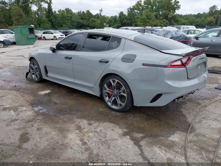 Vin: knae55lcxj6019922, lot: 46700745, kia stinger gt2 20183