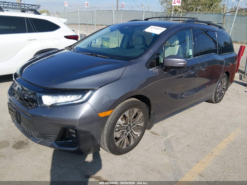 Vin: 5fnrl6h92sb028357, lot: 46700767, honda odyssey elite 20252