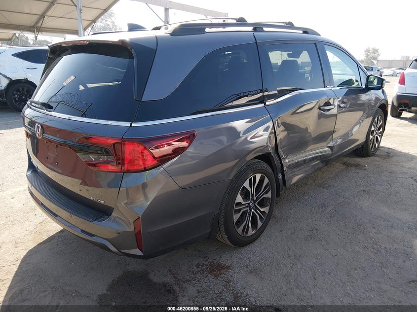 Vin: 5fnrl6h92sb028357, lot: 46700767, honda odyssey elite 20254