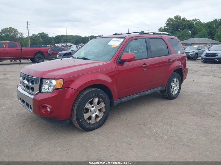 Vin: 1fmcu0e71ckc16824, lot: 46700815, ford escape limited 20122