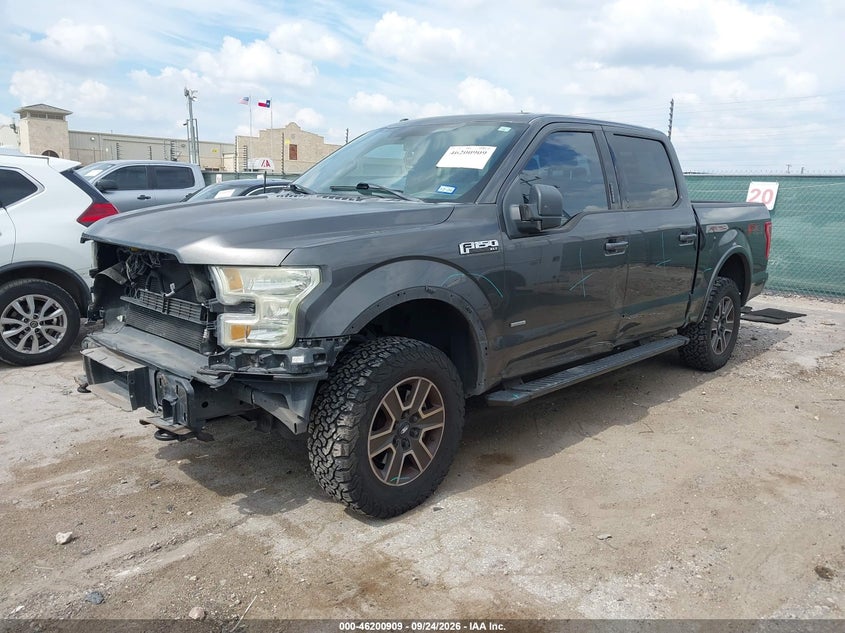Vin: 1ftew1eg2fkd36133, lot: 46700821, ford f-150 xlt 20152