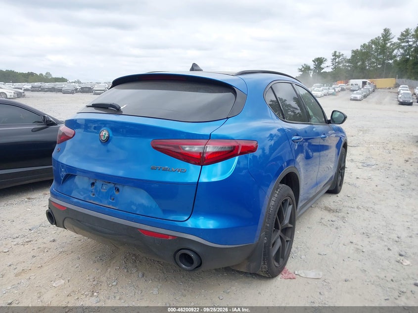Vin: zaspakbn4k7c52044, lot: 46700835, alfa romeo stelvio ti awd 20194