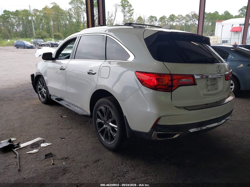Vin: 5fryd3h86hb000339, lot: 46700843, acura mdx advance package 20173