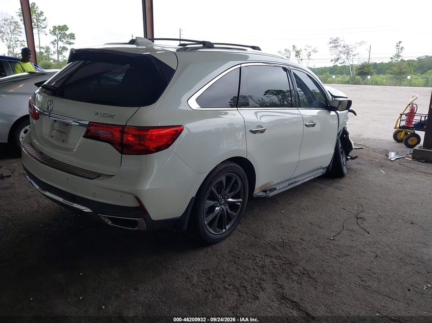 Vin: 5fryd3h86hb000339, lot: 46700843, acura mdx advance package 20174
