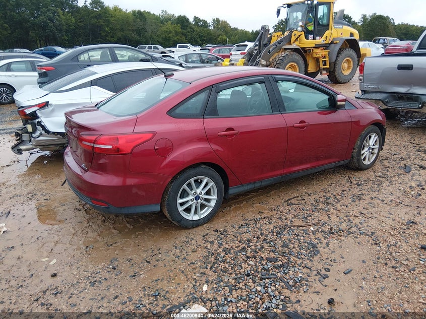 Vin: 1fadp3f21gl393237, lot: 46700856, ford focus se 20164