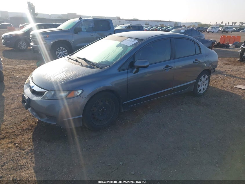 Vin: 19xfa1f55ae027283, lot: 46700860, honda civic lx 20102
