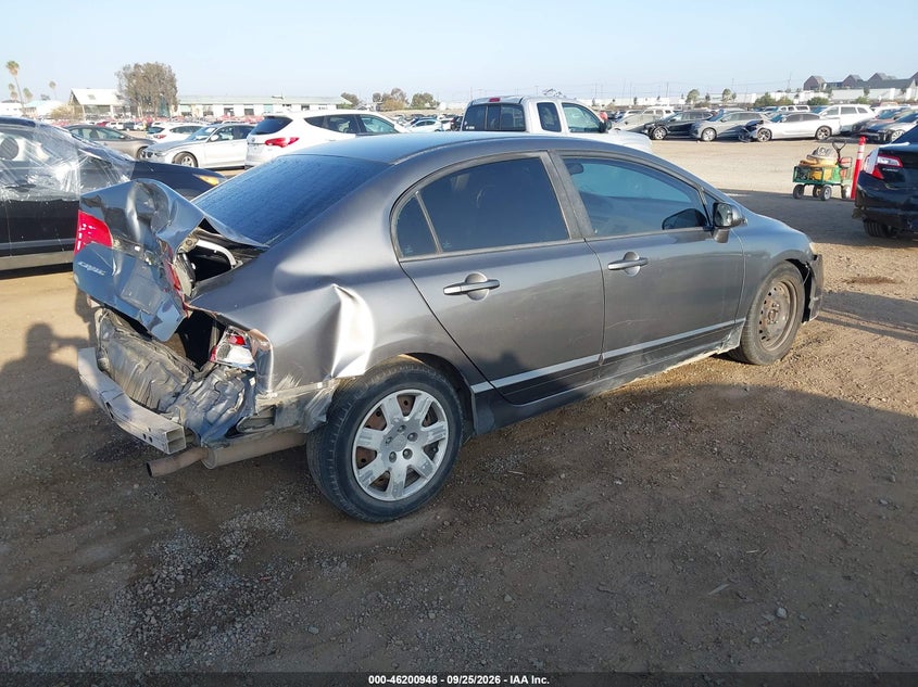Vin: 19xfa1f55ae027283, lot: 46700860, honda civic lx 20104