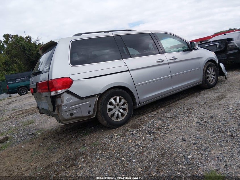 Vin: 5fnrl3h71ab101486, lot: 46700870, honda odyssey ex-l 20104