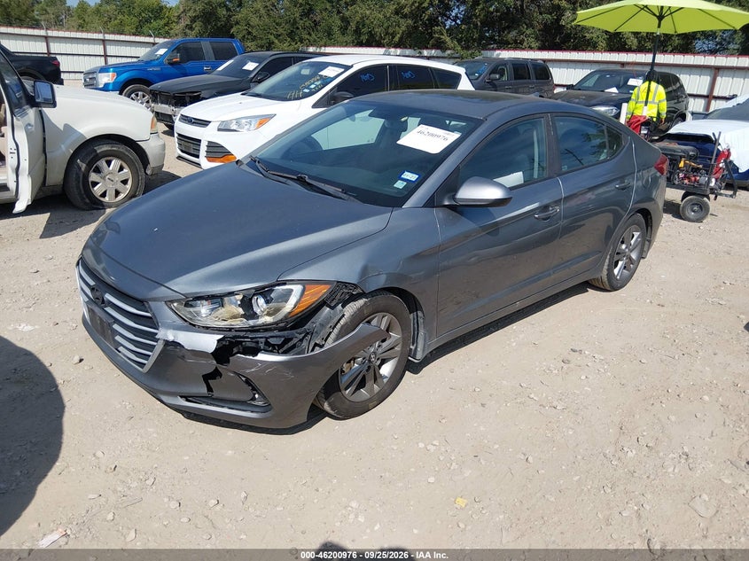 Vin: kmhd84lf4hu430213, lot: 46700888, hyundai elantra value edition 20172