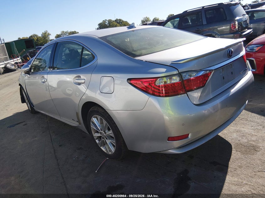 Vin: jthbw1gg9d2038402, lot: 46700896, lexus es 300h hybrid 20133