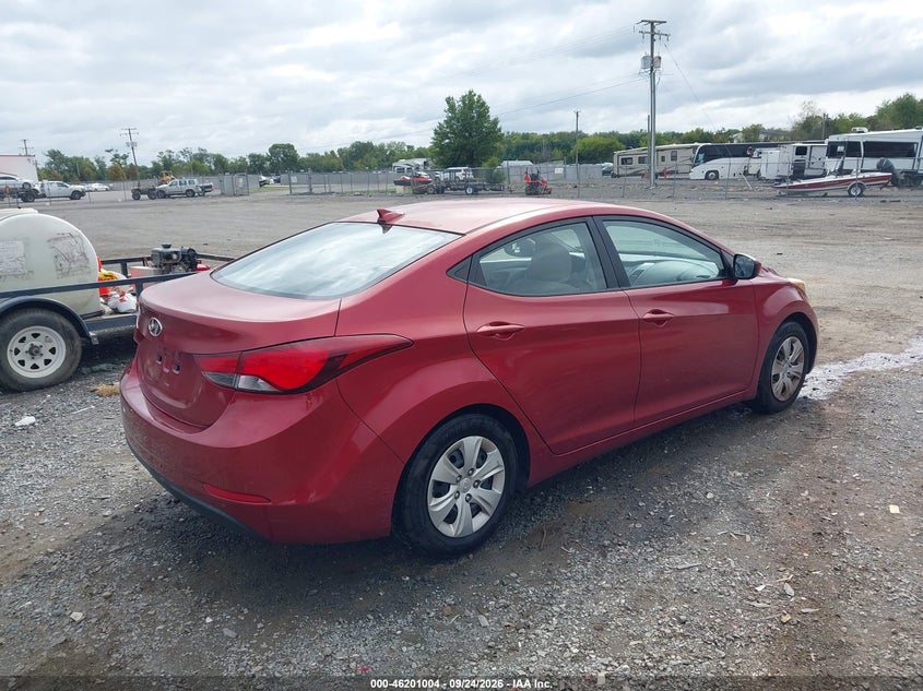 Vin: 5npdh4ae8gh774490, lot: 46700916, hyundai elantra se 20164