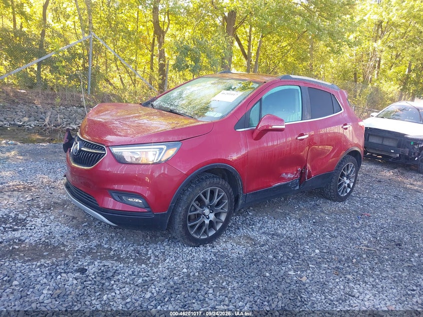 Vin: kl4cj2sb5kb771608, lot: 46700929, buick encore awd sport touring 20192