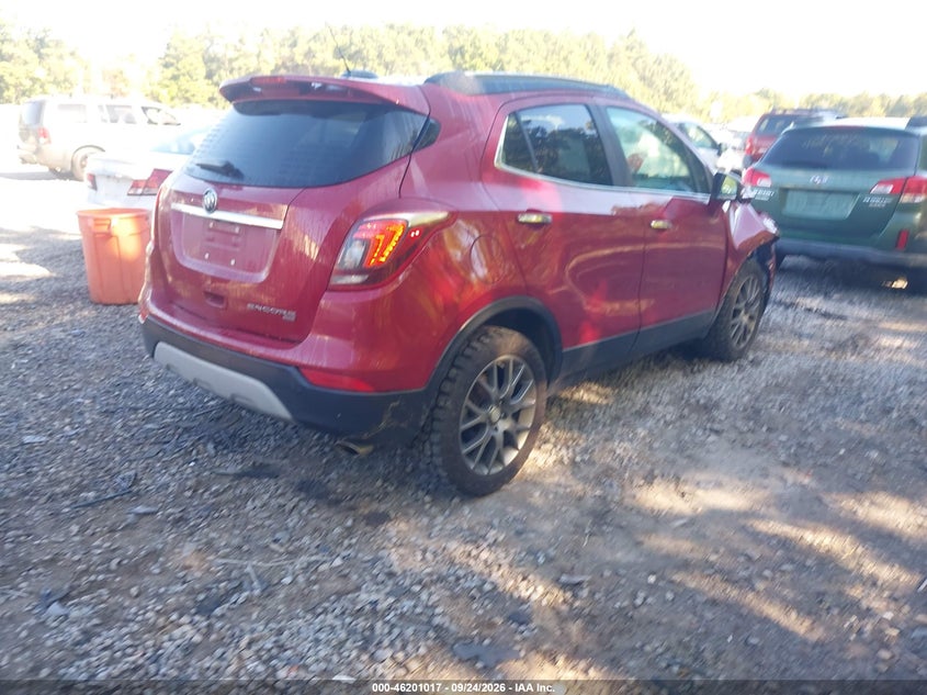 Vin: kl4cj2sb5kb771608, lot: 46700929, buick encore awd sport touring 20194