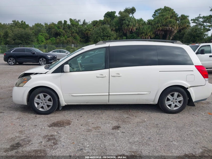 NISSAN QUEST 2005 VIN 5N1BV28U05N120710