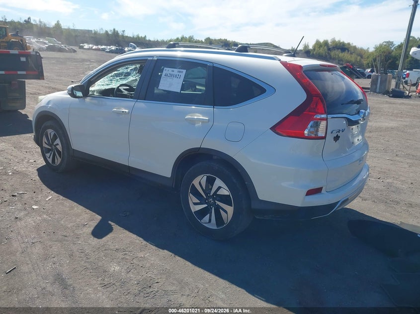 Vin: 5j6rm4h90gl091022, lot: 46700932, honda cr-v touring 20163