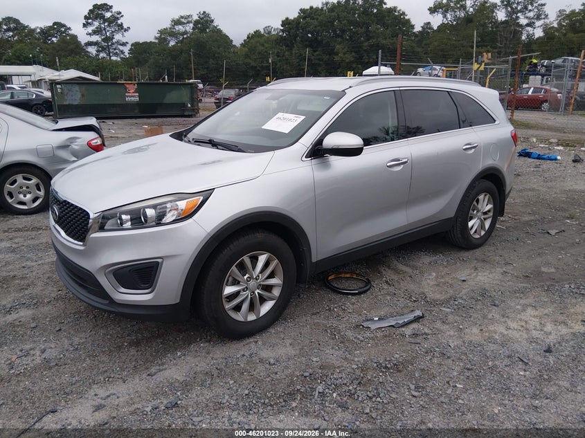 Vin: 5xypg4a3xgg149031, lot: 46700935, kia sorento lx 20162
