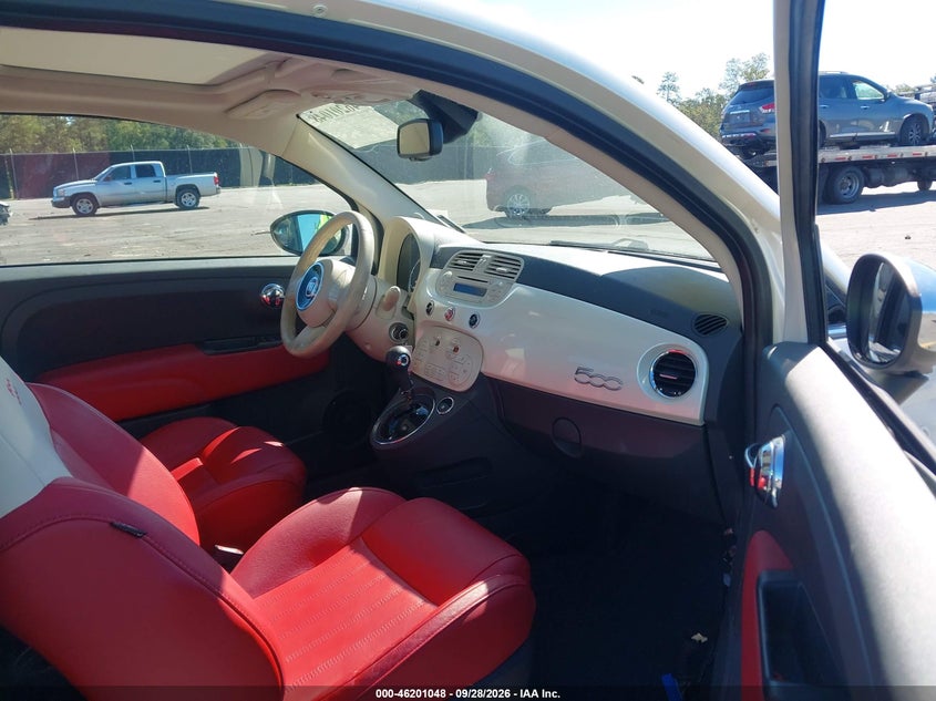 FIAT 500 2013 VIN 3C3CFFCR7DT663491