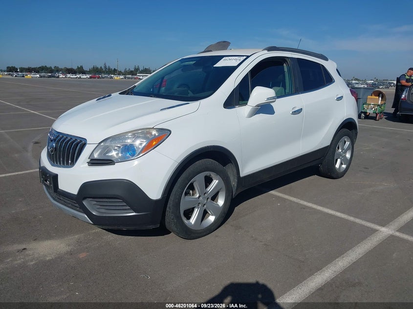 Vin: kl4cjesb4gb531670, lot: 46700976, buick encore 20162